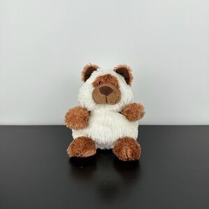 Russ Berrie RARE Luvvies Monty Himalayan Kitty Cat 5” Brown White Plush